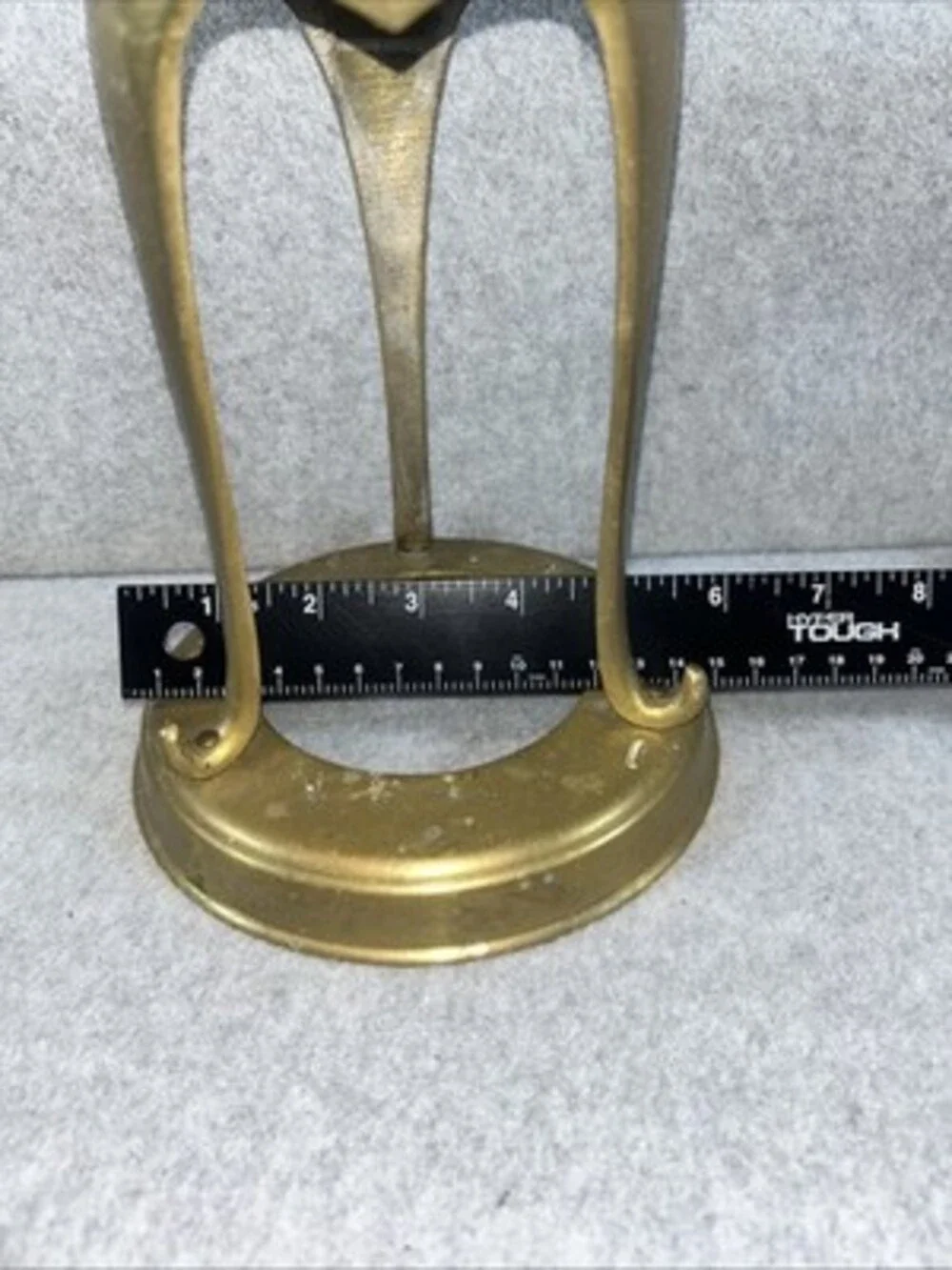Vintage Rare Solid brass tall candle holder 20” Tall Made In Japan